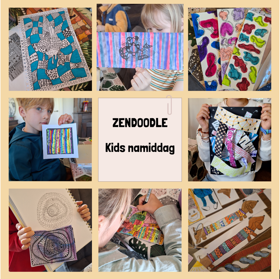 zondag 21 september 2025 - 14:30 t/m 17:00 - Zendoodle voor kinderen +7 jaar (tot 12 jaar)