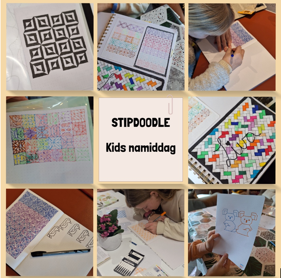 zondag 19 oktober 2025 - 14:30 t/m 17:00 - Stipdoodle voor kinderen +7 jaar (tot 12 jaar)